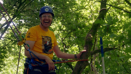 Kan Klaas meedoen aan het NK Boomklimmen?